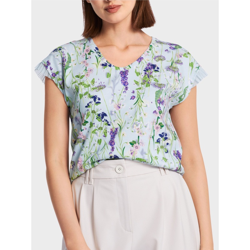 T-Shirt With Floral Design