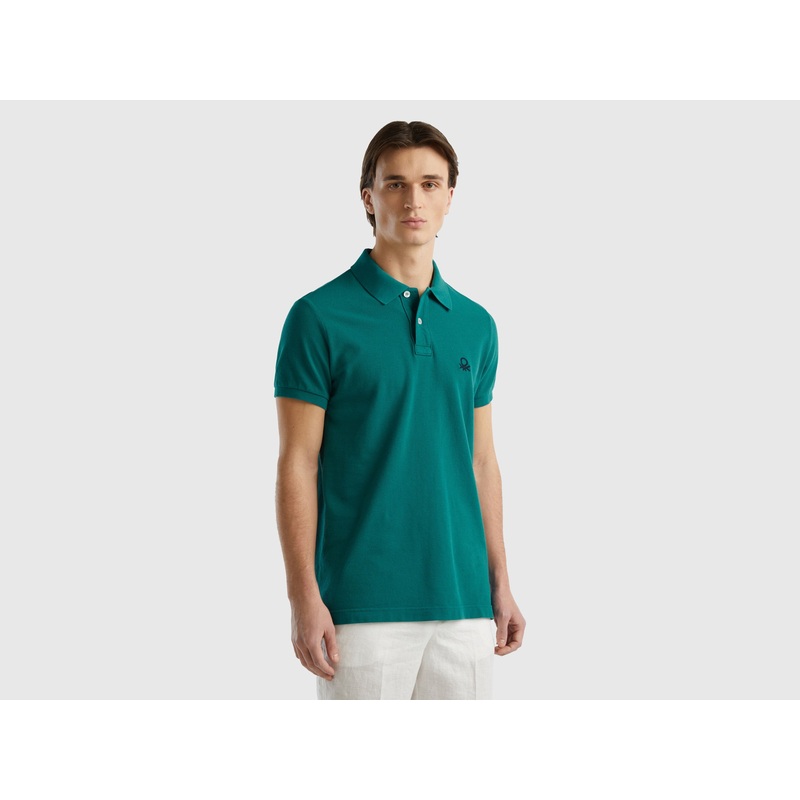 Teal Slim Fit Polo