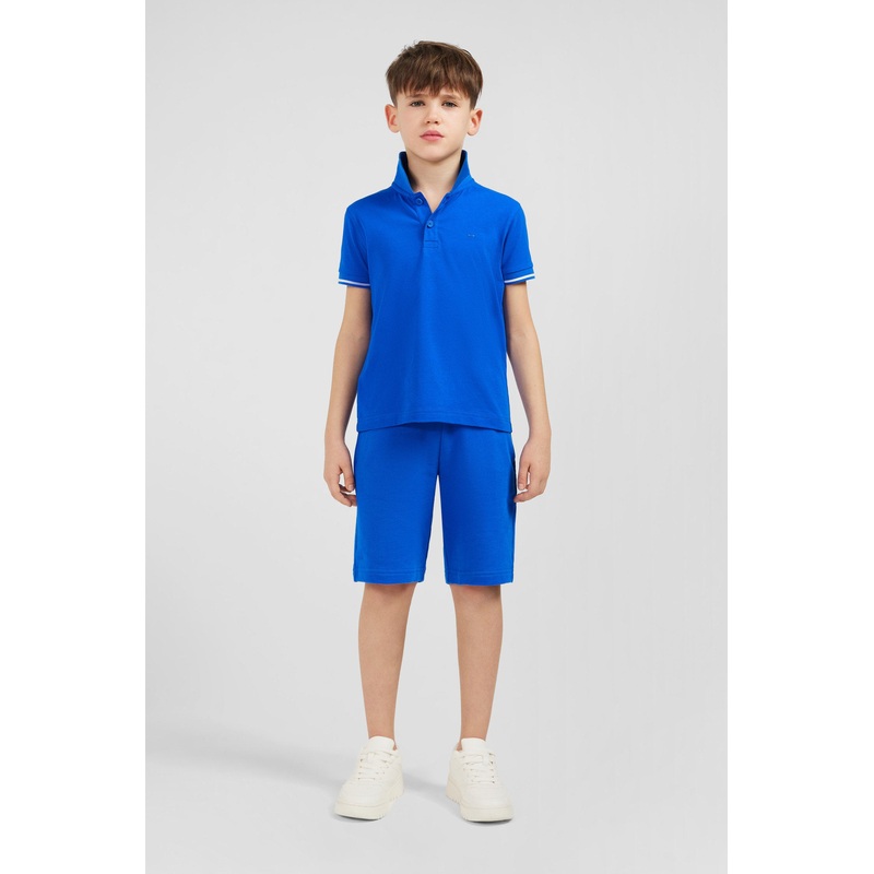 Blue Fleece Short