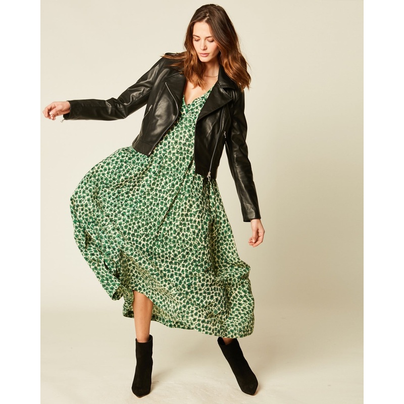 Green Robe Longue Margot