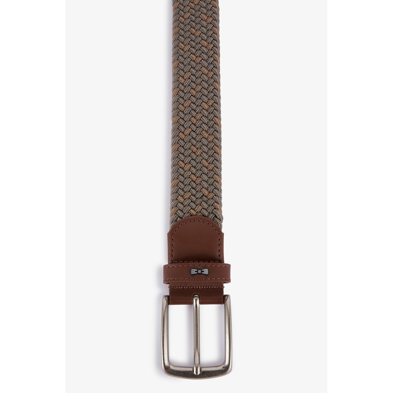 Khaki Braided Belt