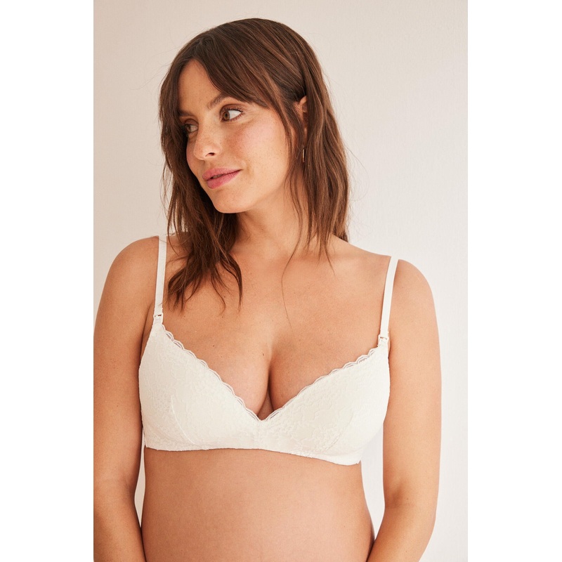 Lace Triangular "Maternity" Nursing Bra In Different Cup Sizes