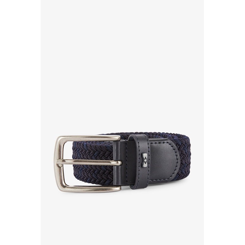 Navy Blue Braided Belt