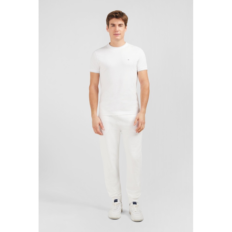 Plain White Short-Sleeved T-Shirt