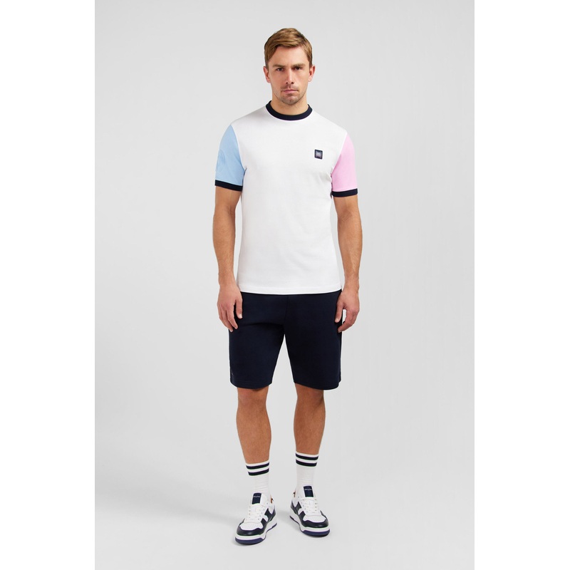 Short-Sleeved Colour-Block T-Shirt