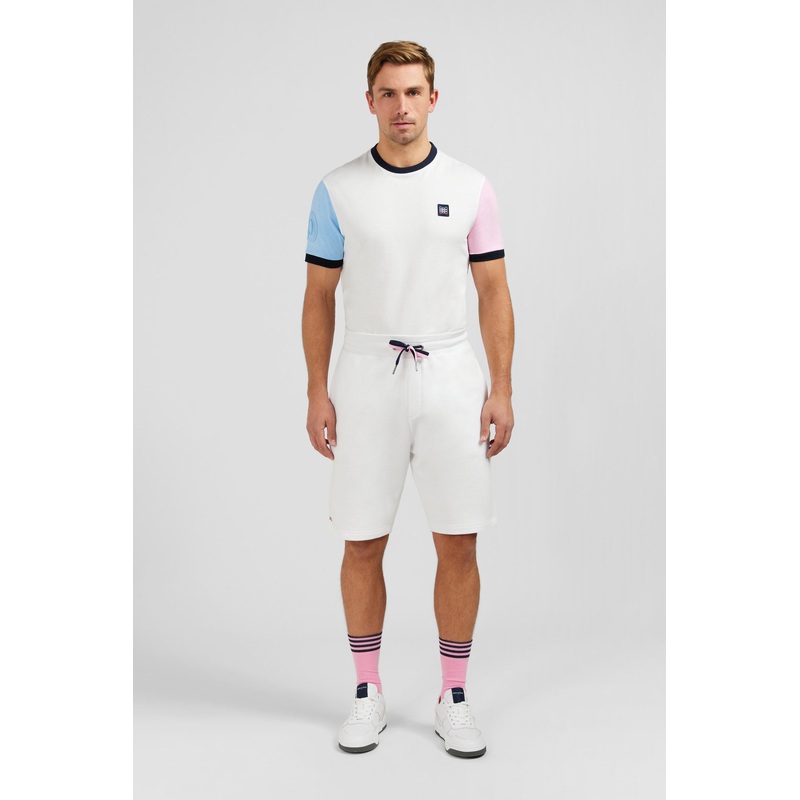 Shorts In White Fleece