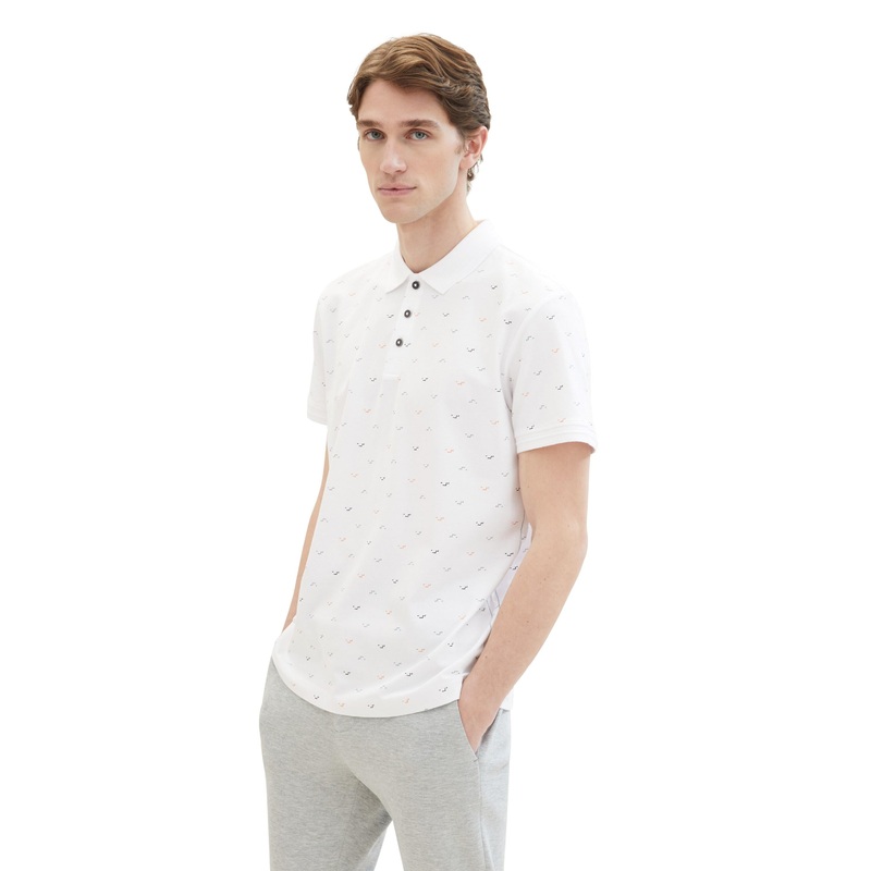 Allover Printed Polo