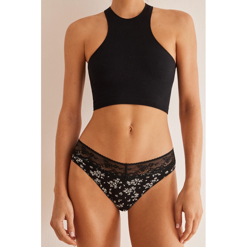Black Hipster Brief
