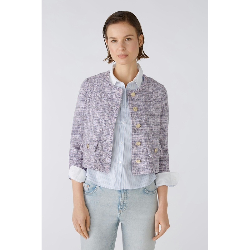Jacket With Bright Yarn