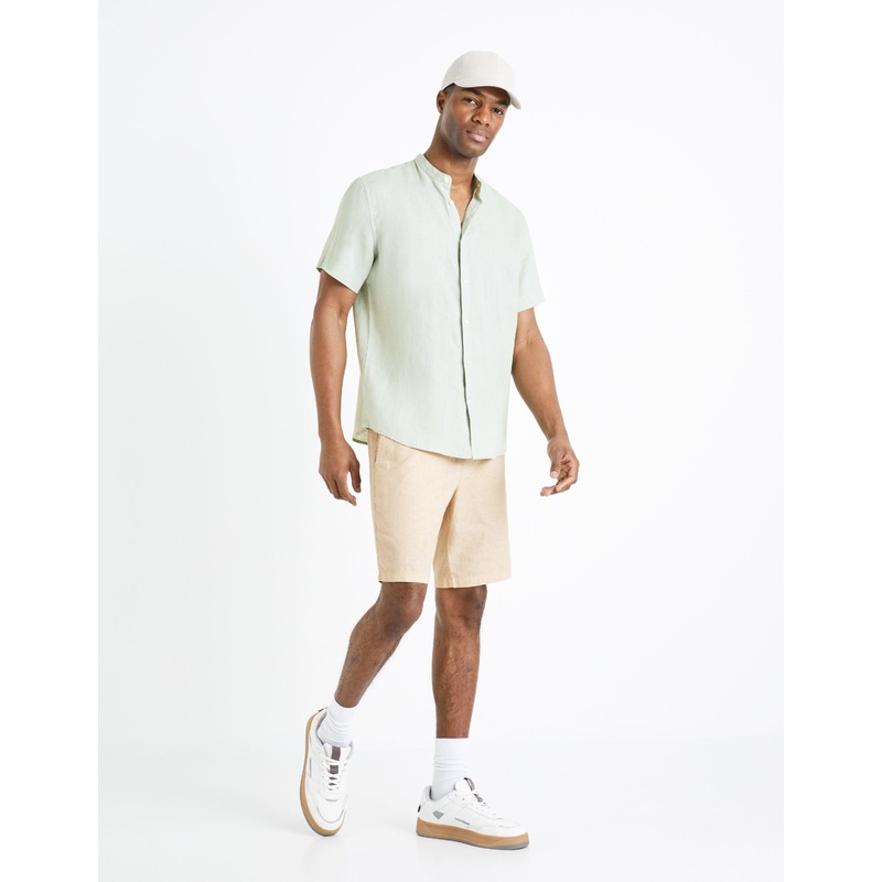 Linen Blend Shorts