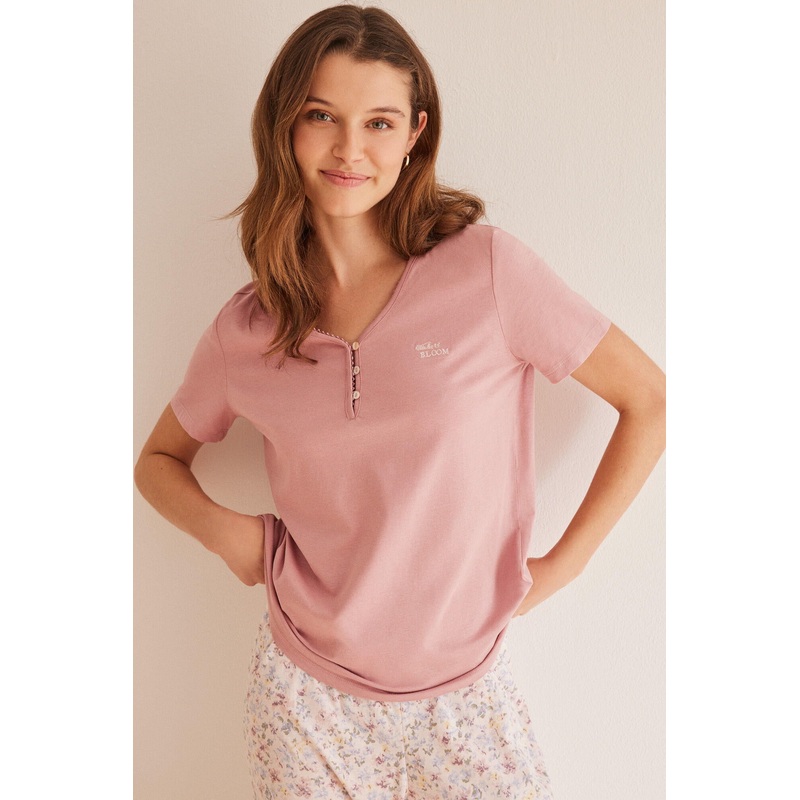 Short Sleeve Long Pant Pyjama