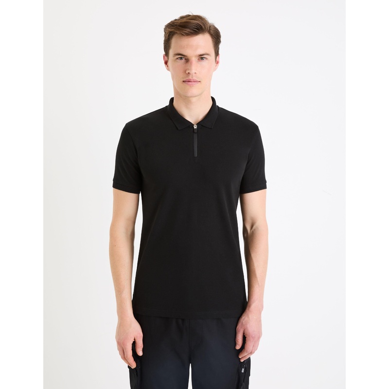 Stretch Supima Cotton Piqu Polo Shirt