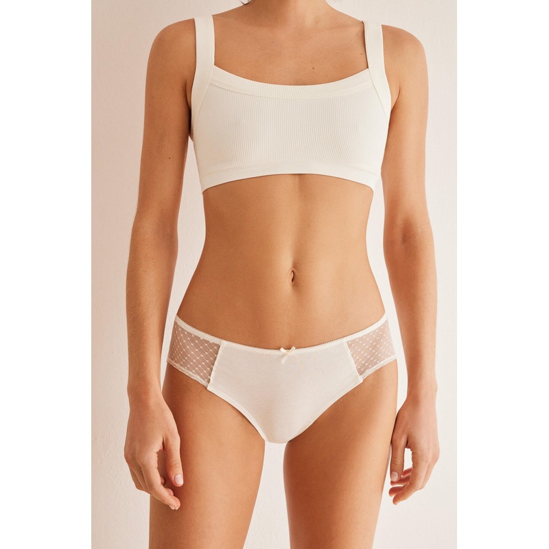 White Wide Brief