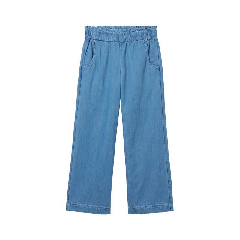 Wide Leg Denim Pants