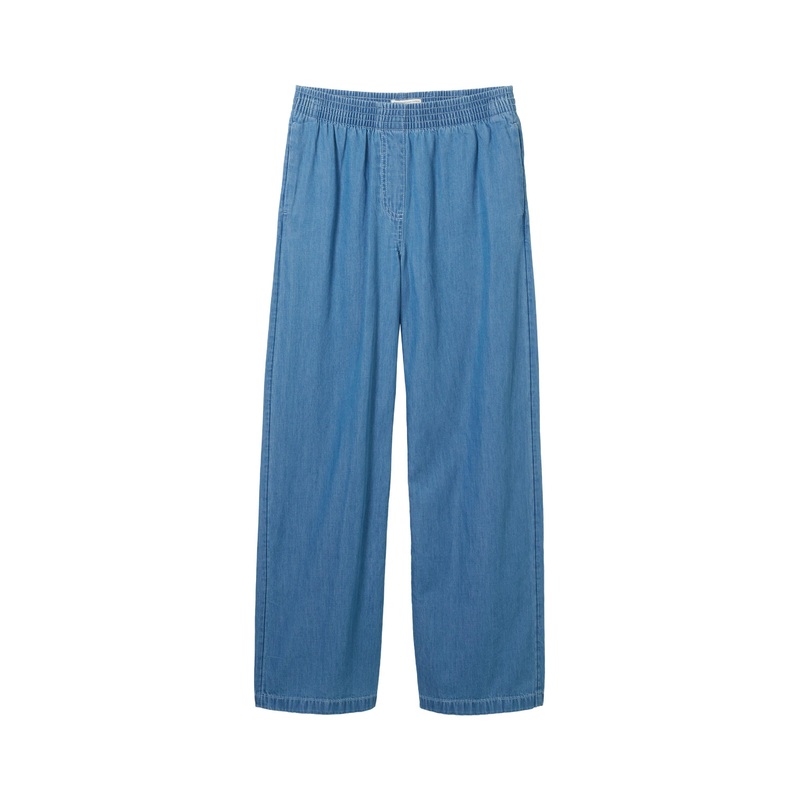 Wide Leg Light Denim Pants