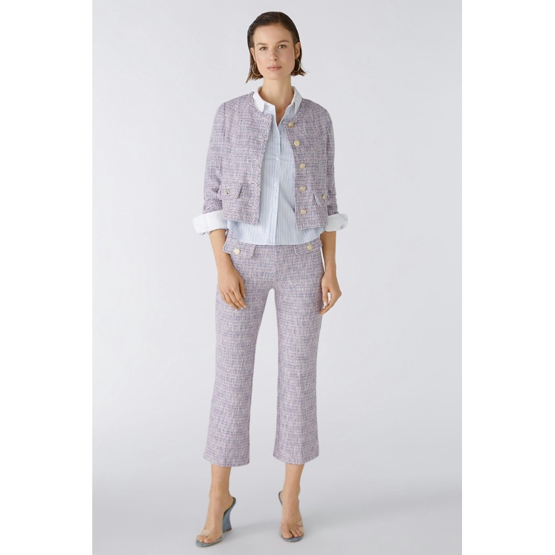 Cropped Slip-On Trousers Easy Kick