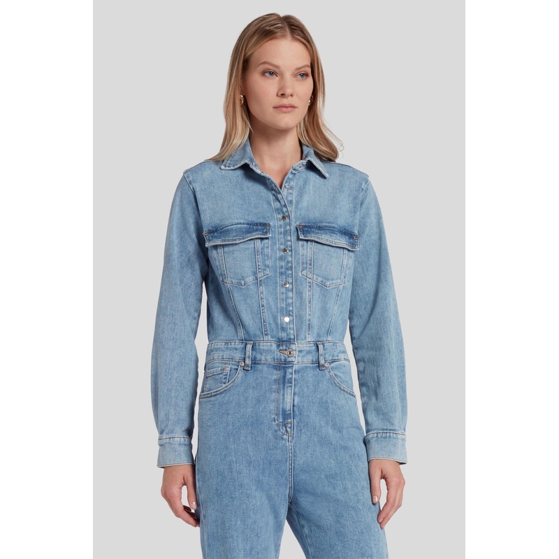 Luxe Jumpsuit Morning Sky