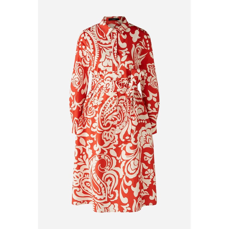 Shirt Dress Elasticated Cotton Poplin