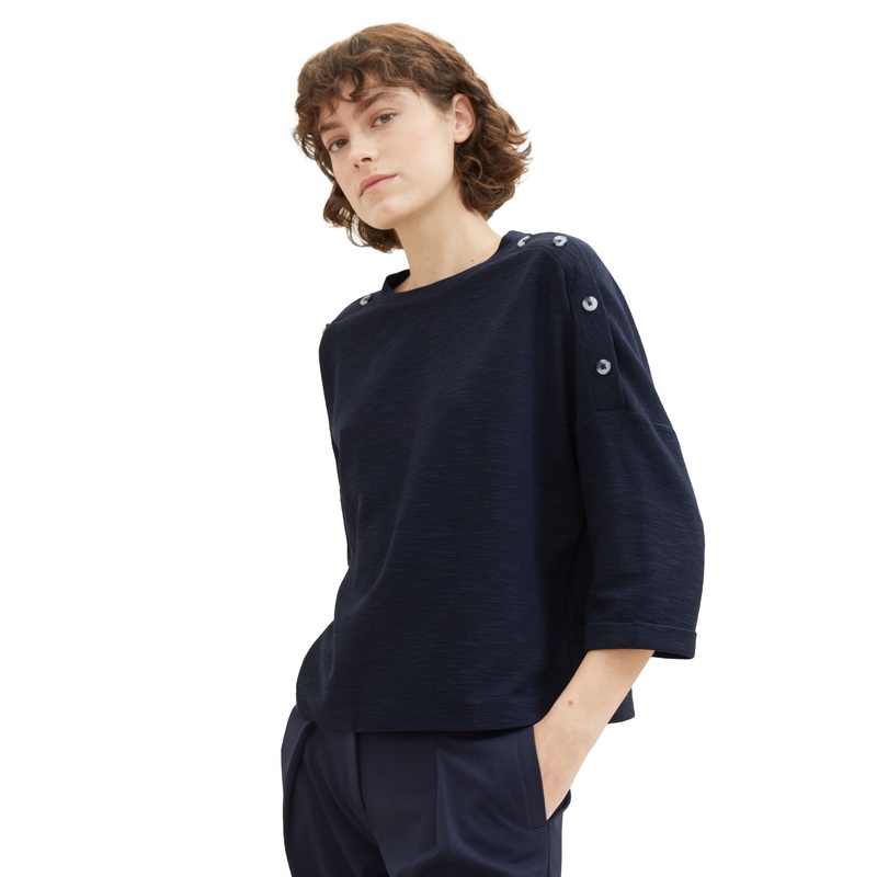 T-Shirt With Buttons