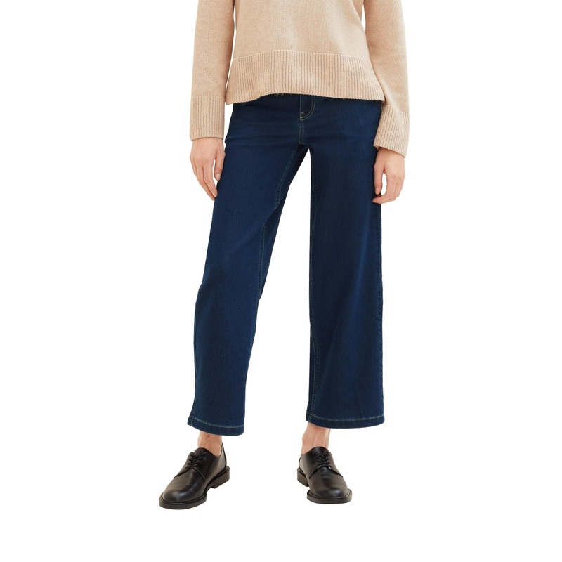 Wide Leg Cropped Jeans
