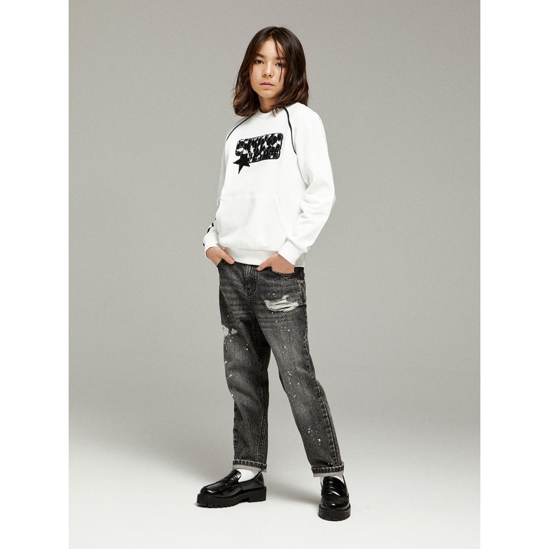 Baggy Spray Look Jeans
