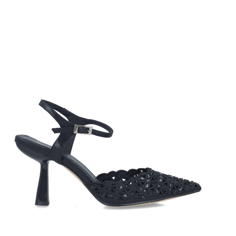 Black Pumps With Ankle Strap