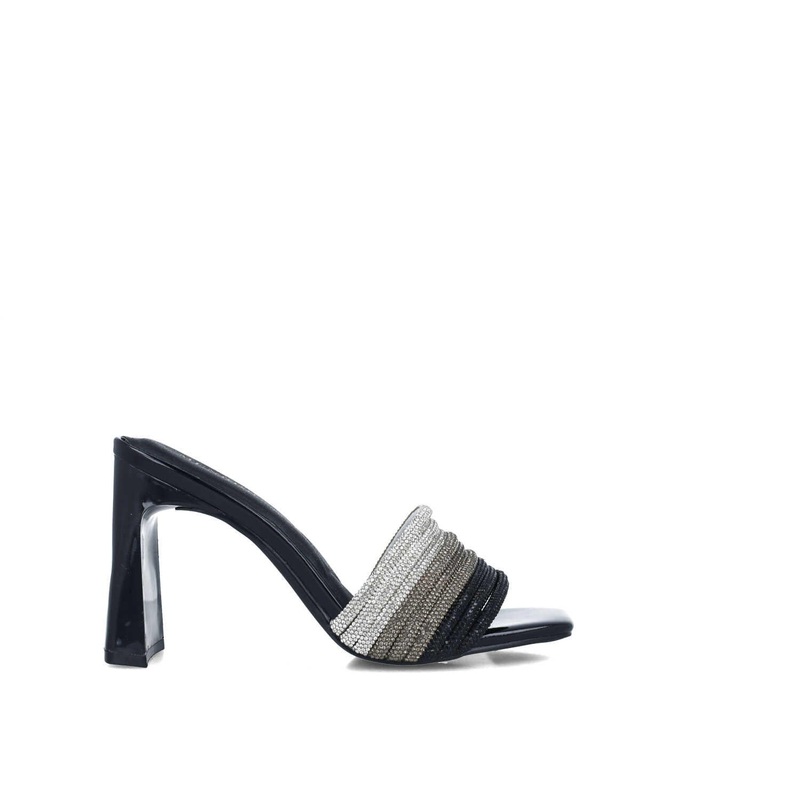 Black Slip On Heels
