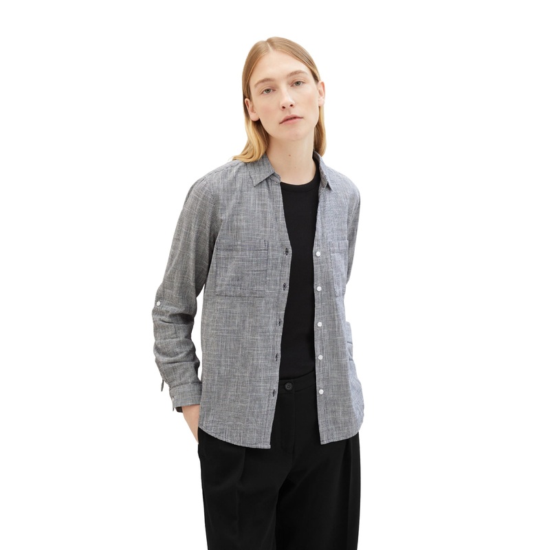 Blouse With Slub Structure
