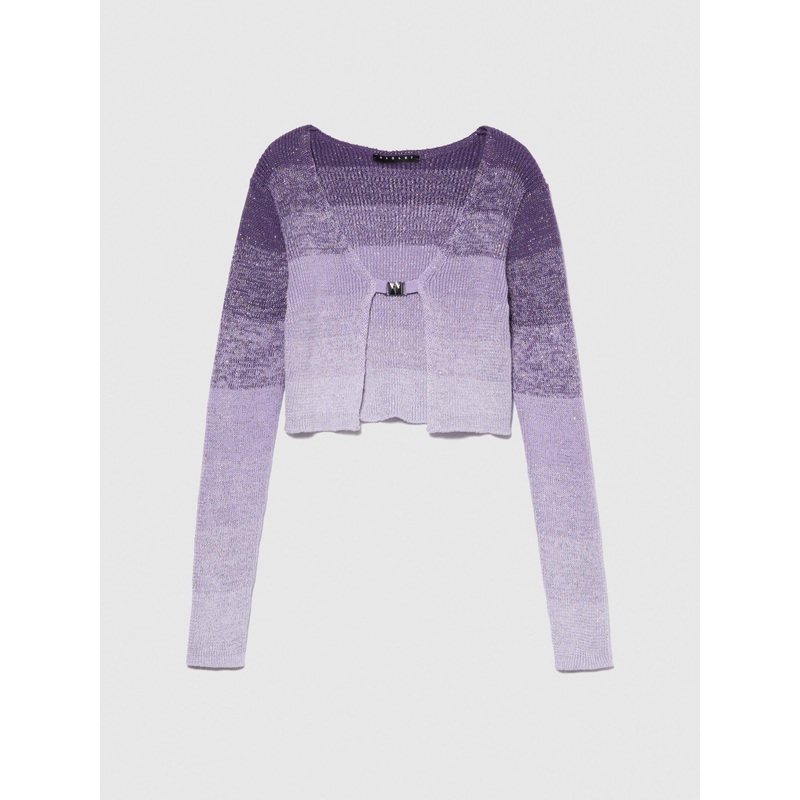 Faded Lurex Cardigan