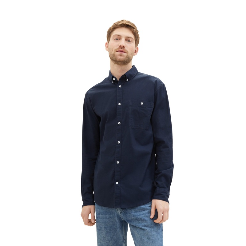 Fitted Stretch Oxford Shirt