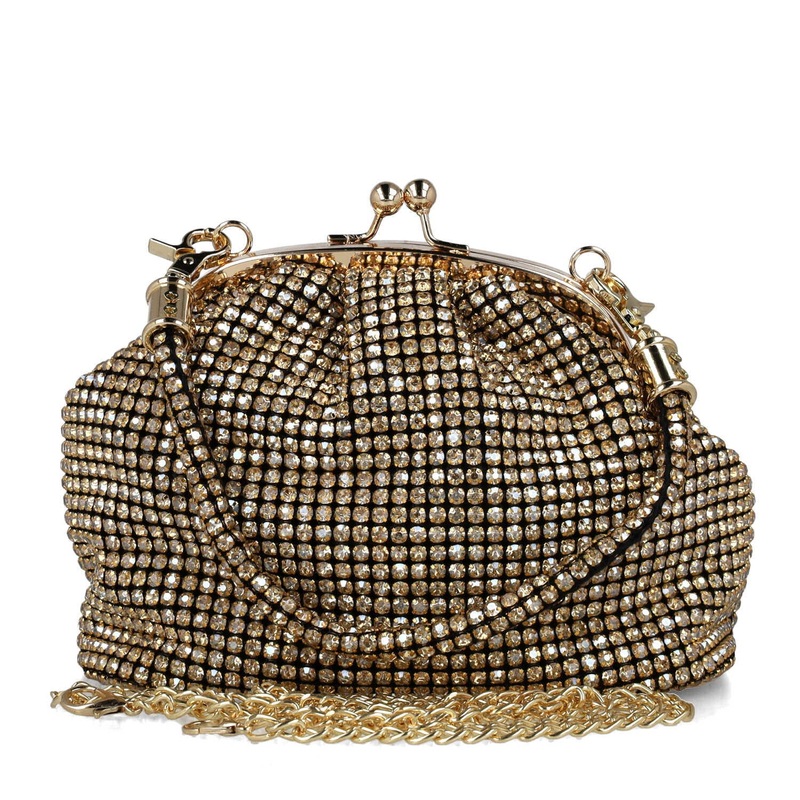 Gold Embellished Handbag