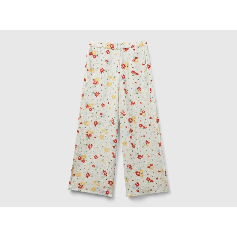 Lightweight Floral Trousers