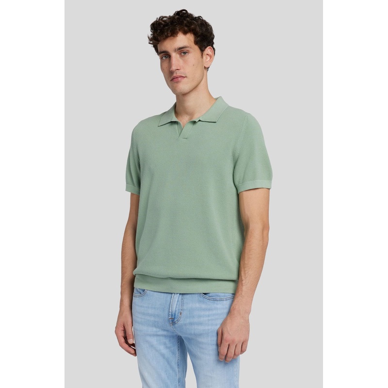Polo Cotton Textured Celadon