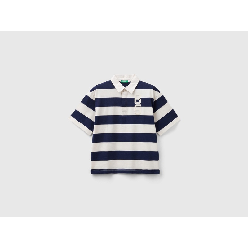 Rugby Polo With Patch