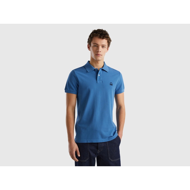 Slim Fit Light Blue Polo Shirt