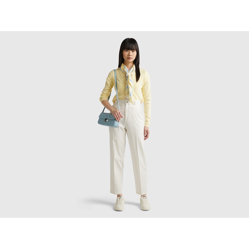 Chino Trousers In Cotton And Modal