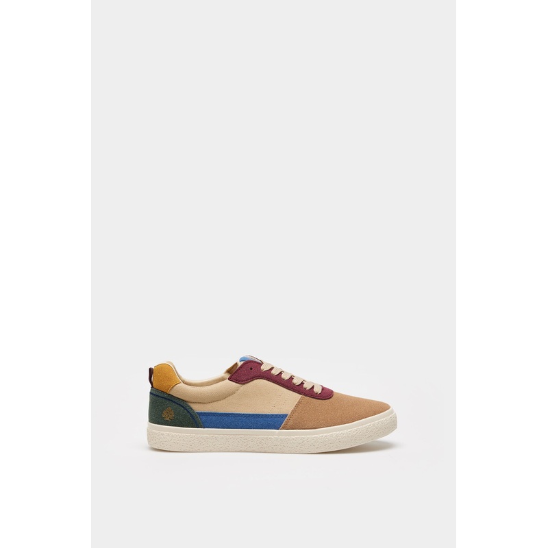 Color Block Lace Up Trainers