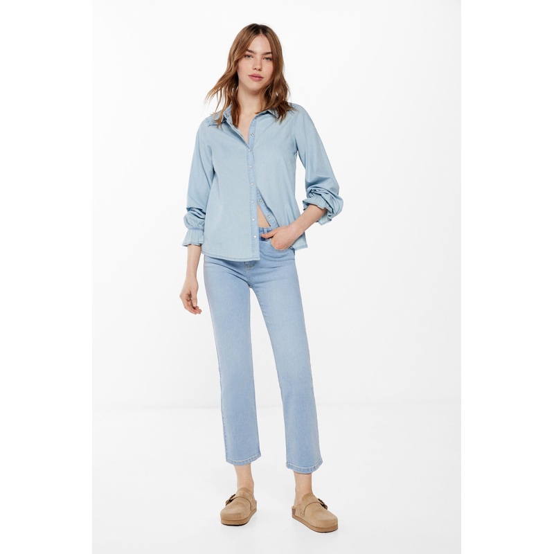 Cropped Slim Fit Jeans