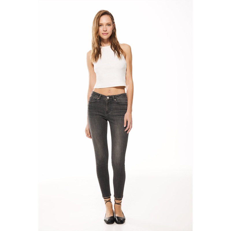 Grey Skinny Fit Jeans