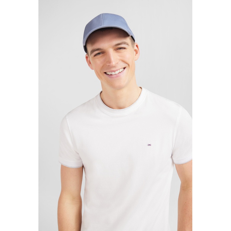 Light Blue Cotton Cap With Eden Park Embroidery