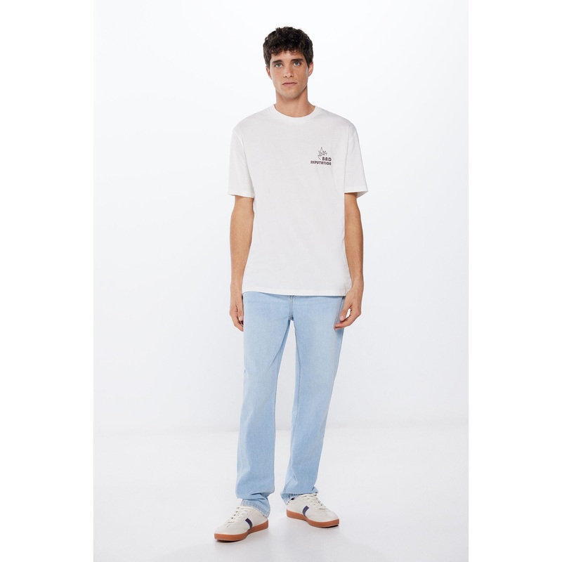 Light Wash Loose Fit Jeans