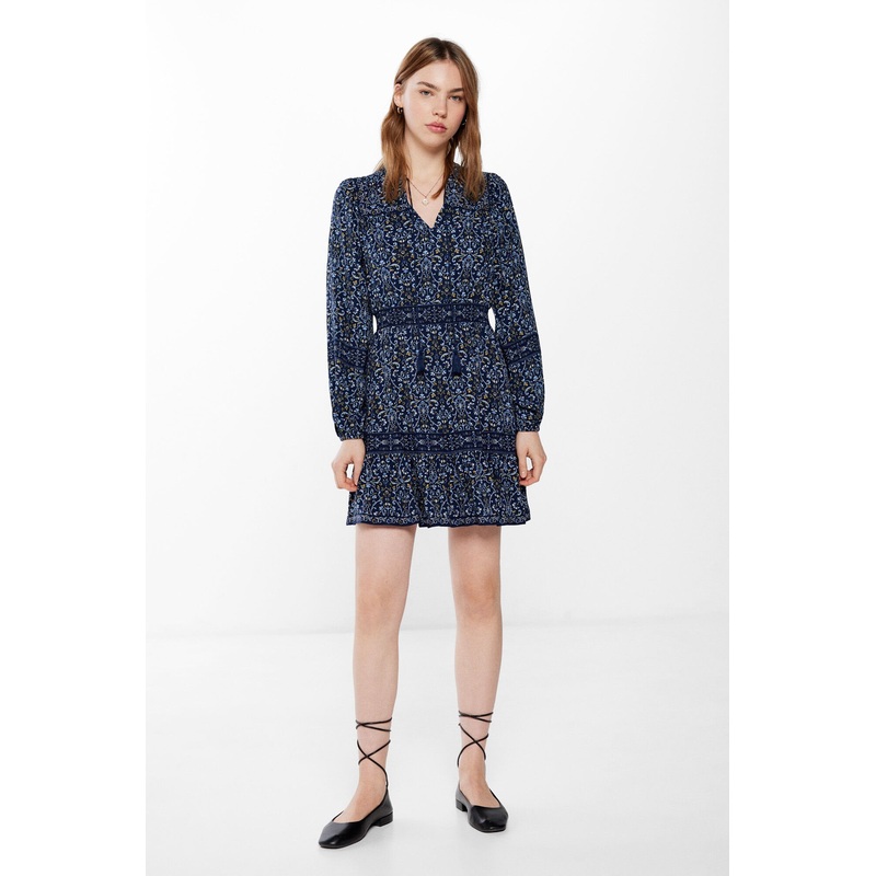 Patterned Short Dress