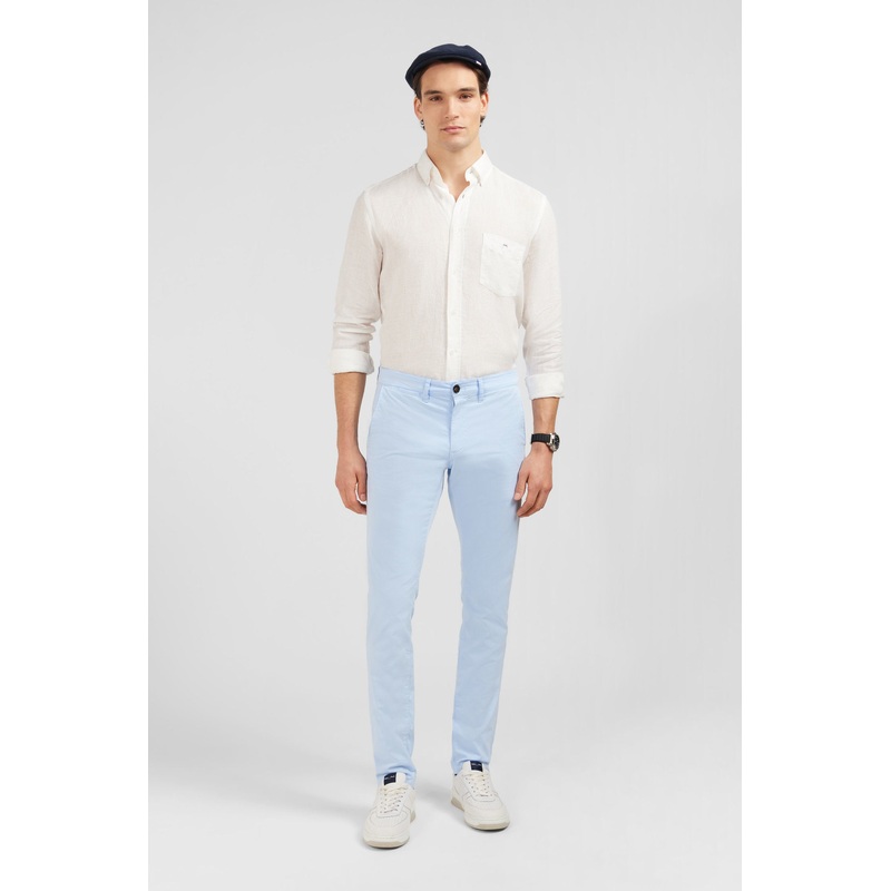 Plain White Linen Shirt