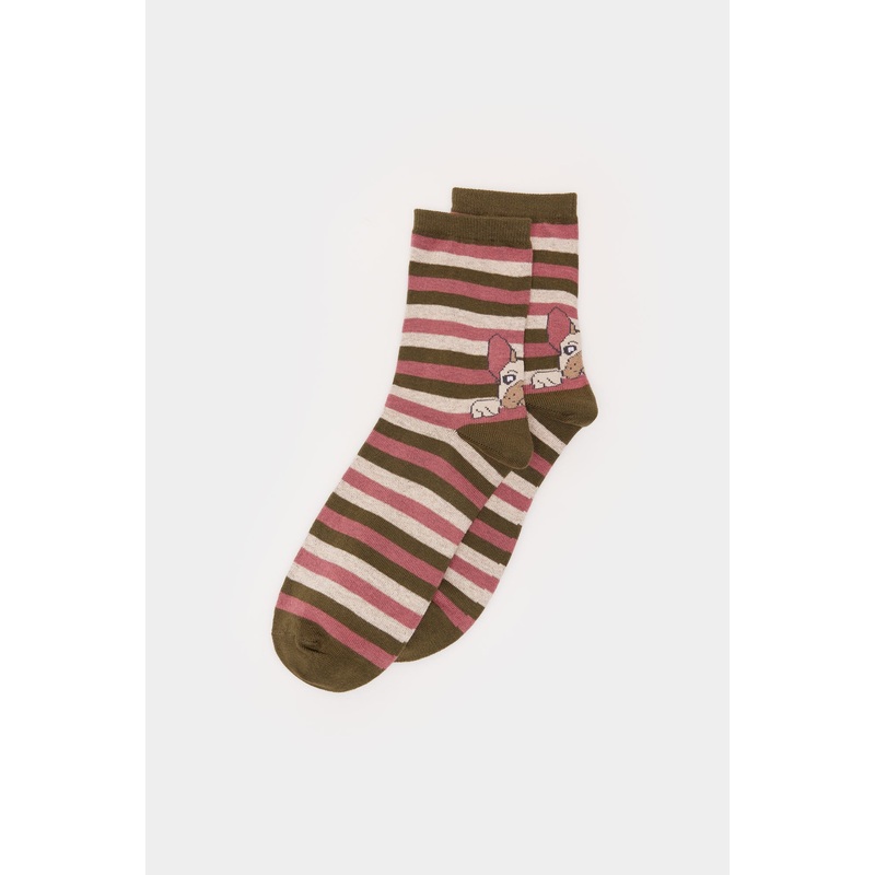 Striped High Socks