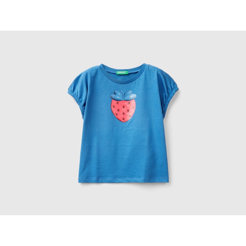 T-Shirt With Balloon Effect Print