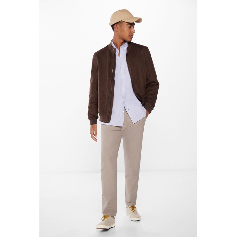 Beige Formal Dress Trousers
