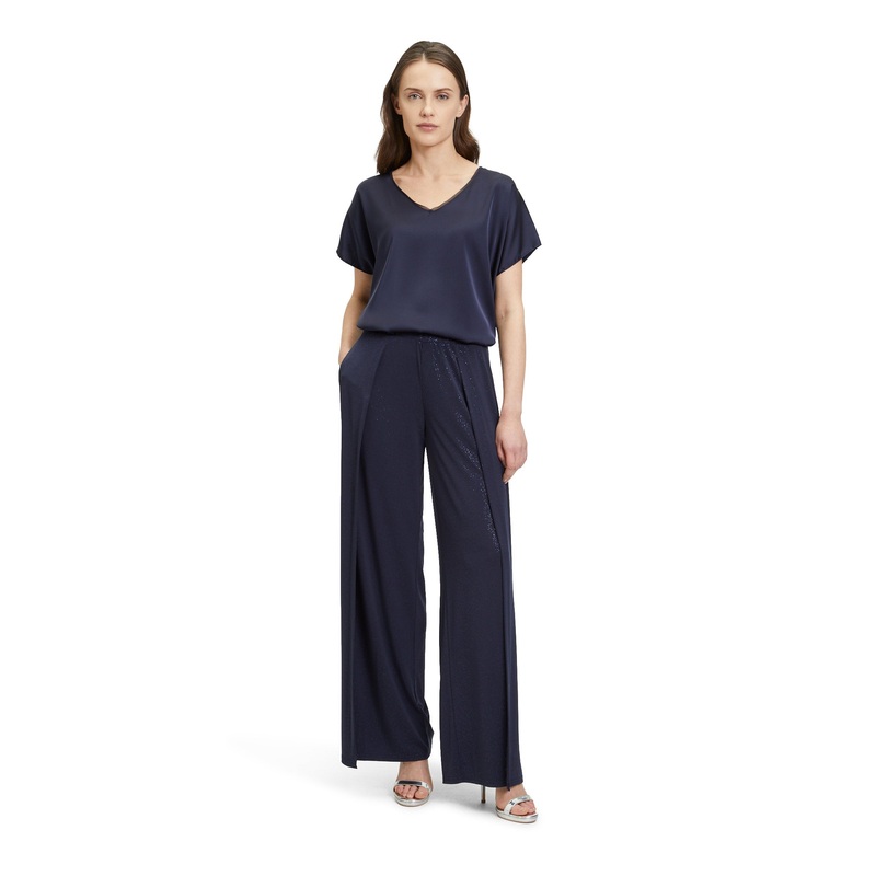 Black Loose Fit Dress Trousers
