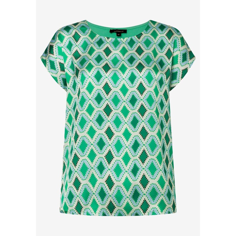 Blouse shirt with graphic print