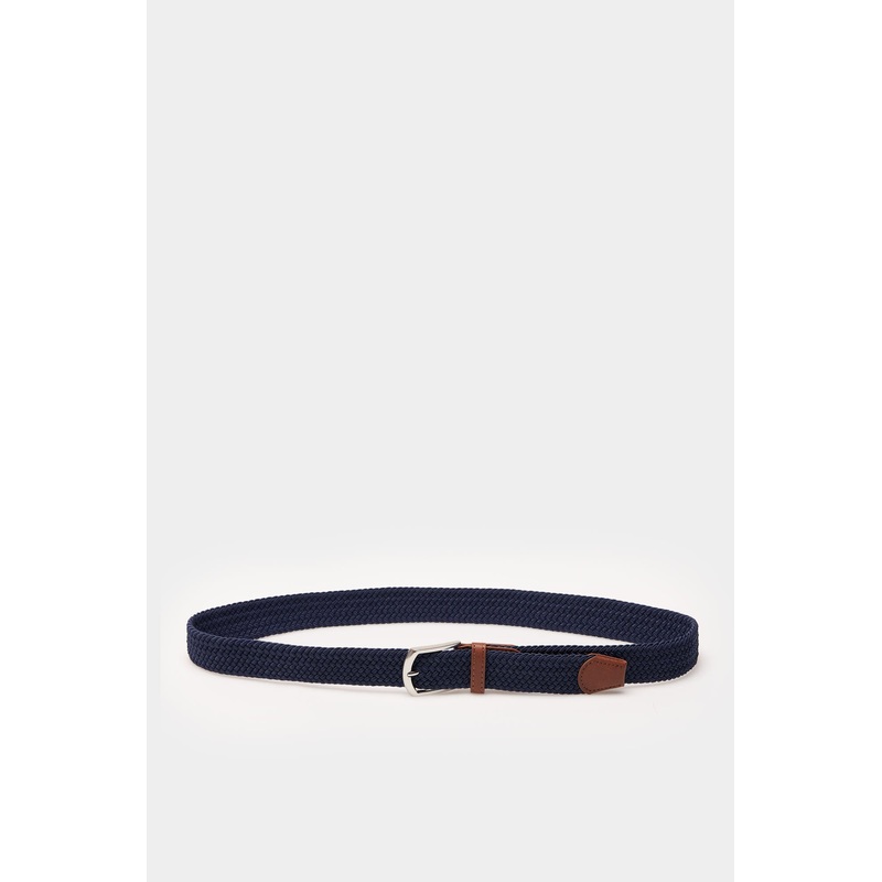 Blue Braided Belt