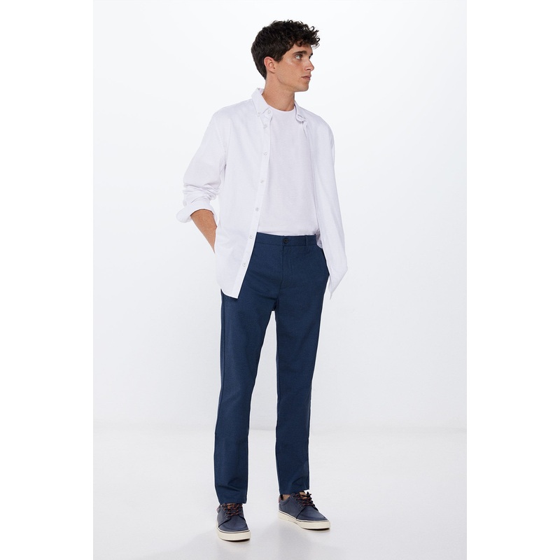 Blue Formal Dress Trousers